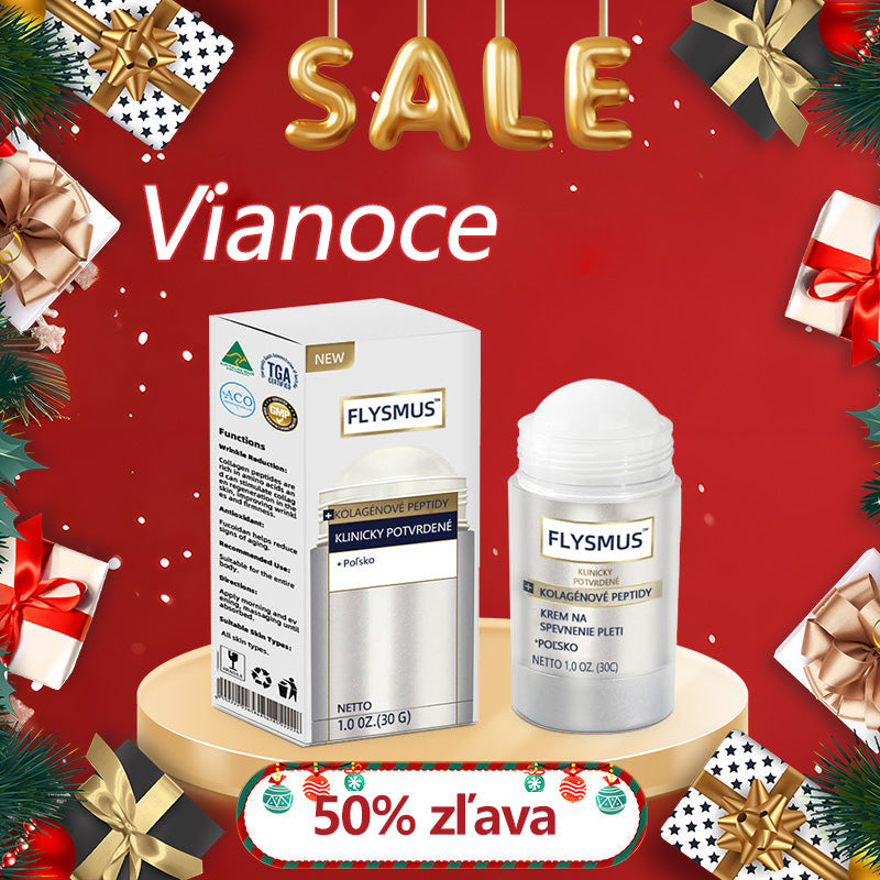 Flysmus™ Kolagénové peptidy SPEVŇUJÚCE SÉRUM v tyčinke 🇸🇰 Certifikované Slovenským ústavom hygieny (SÚH) a Slovenskou dermatologickou spoločnosťou (SDS), zaručujúce najvyššiu kvalitu a bezpečnosť pre vašu pleť.