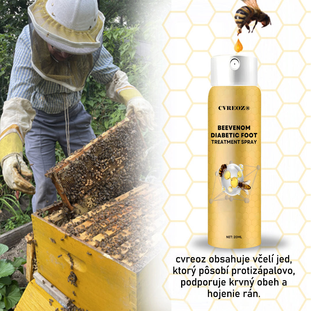CVREOZ® Bee Venom Sprej na liečbu diabetickej nohy 🔥 Akcia na obmedzený čas – 60 % zľava 🔥