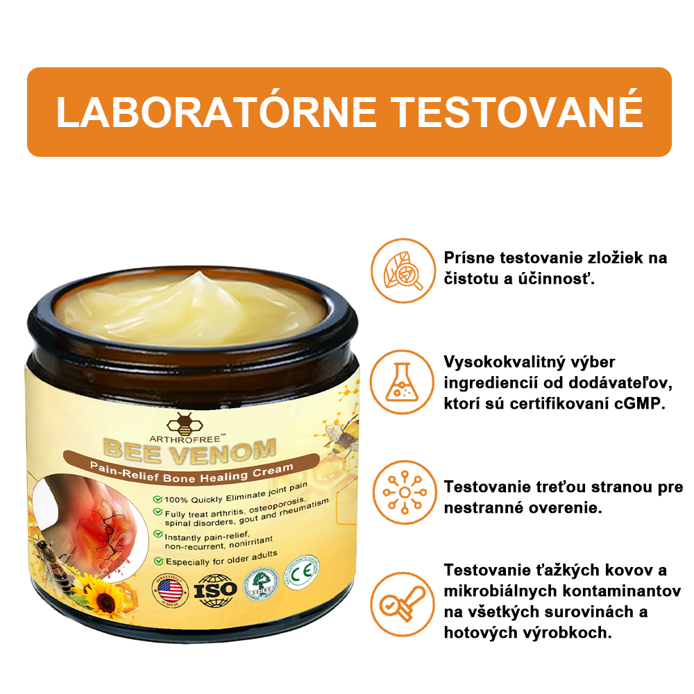 ArthroFree™ Krém na bolesti kĺbov s včelím jedom na hojenie kostí(🐝odporúča AAOS)