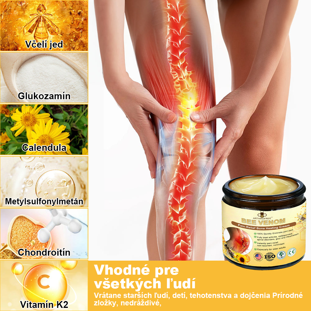 ArthroFree™ Krém na bolesti kĺbov s včelím jedom na hojenie kostí(🐝odporúča AAOS)