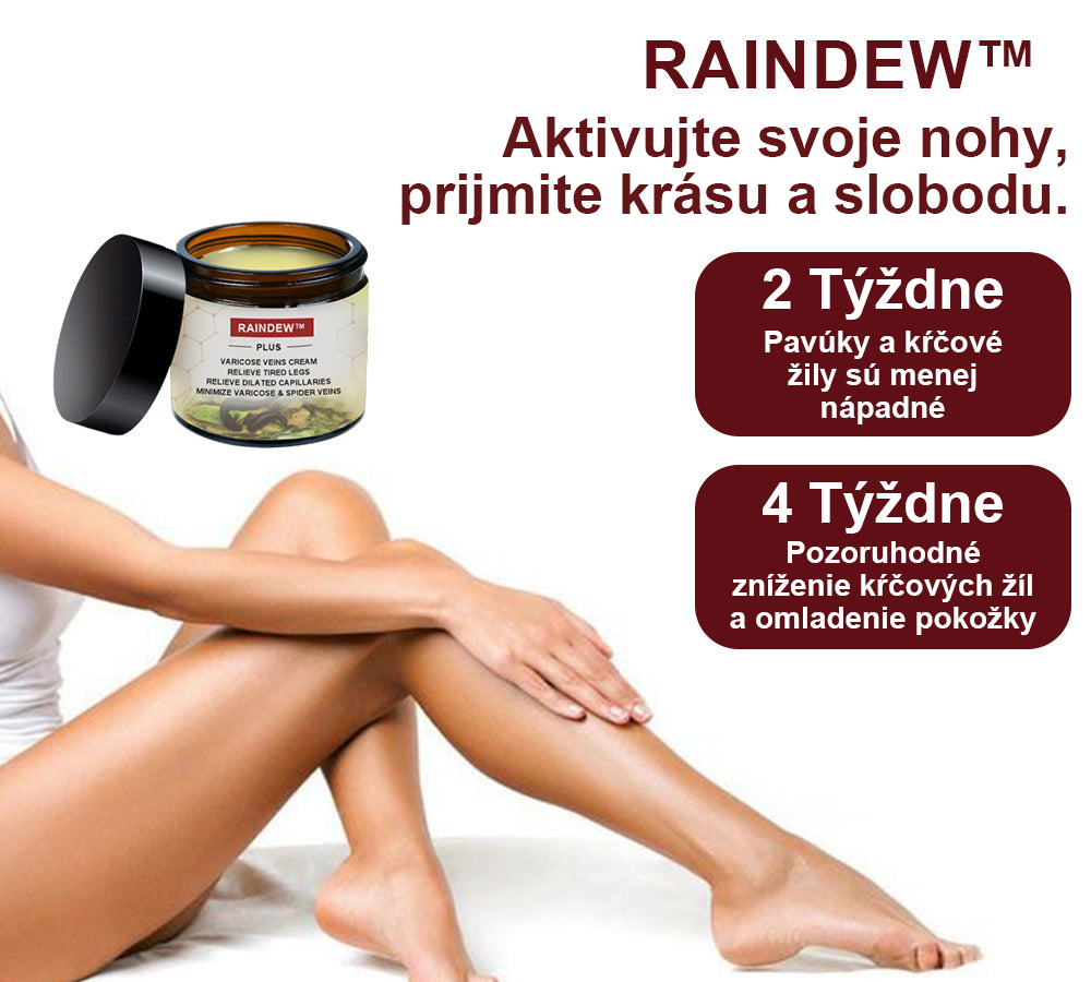 🦵🦵RAINDEW" Krém na kŕčové žily z pijaviek - PLUS (odporúča AVLS)