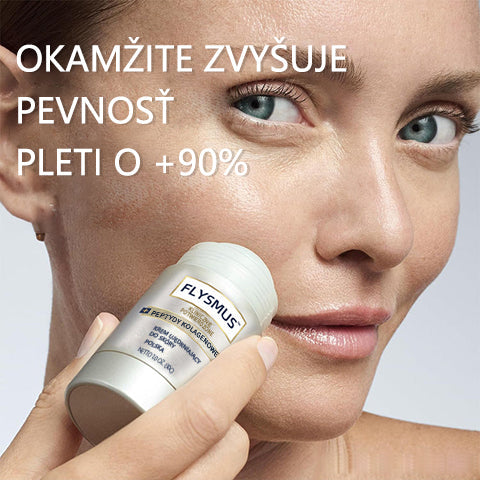 Flysmus™ Kolagénové peptidy SPEVŇUJÚCE SÉRUM v tyčinke 🇸🇰 Certifikované Slovenským ústavom hygieny (SÚH) a Slovenskou dermatologickou spoločnosťou (SDS), zaručujúce najvyššiu kvalitu a bezpečnosť pre vašu pleť.
