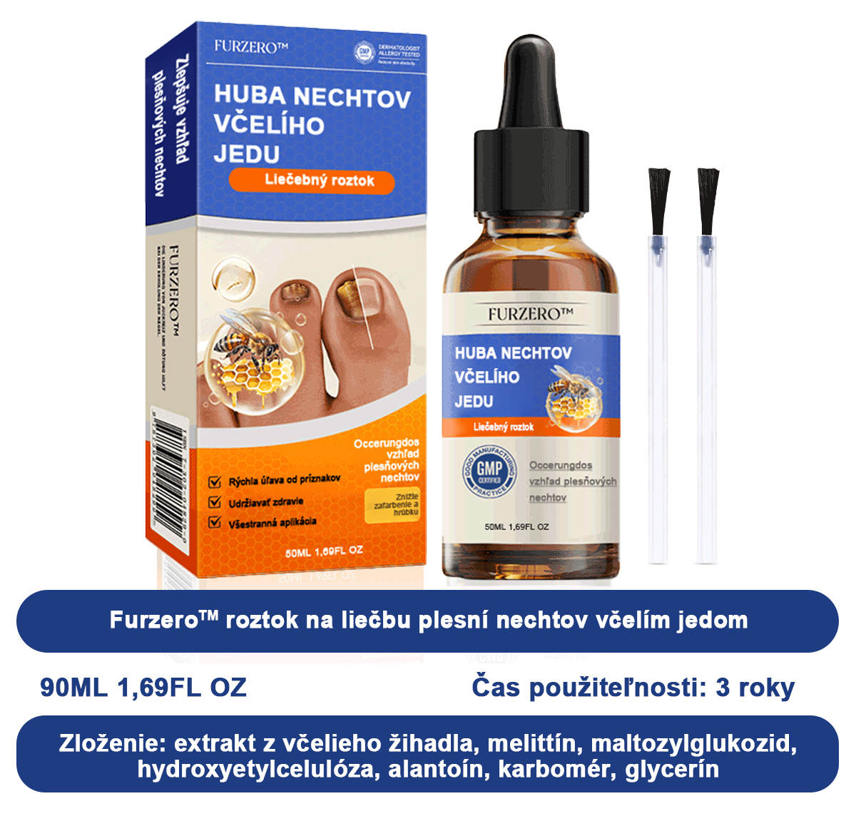 🐝Furzero™ Včelí jed na plesne na nechtoch: kompletné riešenie plesní na nechtoch 🌟👣