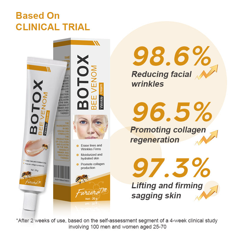 (🌷Vyrobené a odoslané zo Slovenska✅) Krém na vyhladenie vrások Furzero™ Botox s včelím jedom – POSLEDNÝ DEŇ 70% ZĽAVA