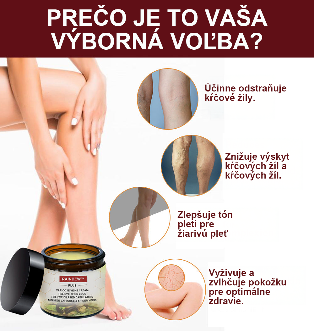 🦵🦵RAINDEW" Krém na kŕčové žily z pijaviek - PLUS (odporúča AVLS)