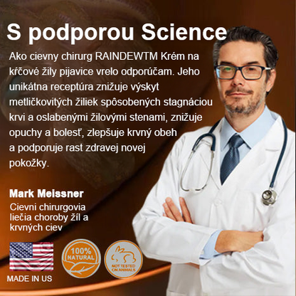🦵🦵RAINDEW" Krém na kŕčové žily z pijaviek - PLUS (odporúča AVLS)